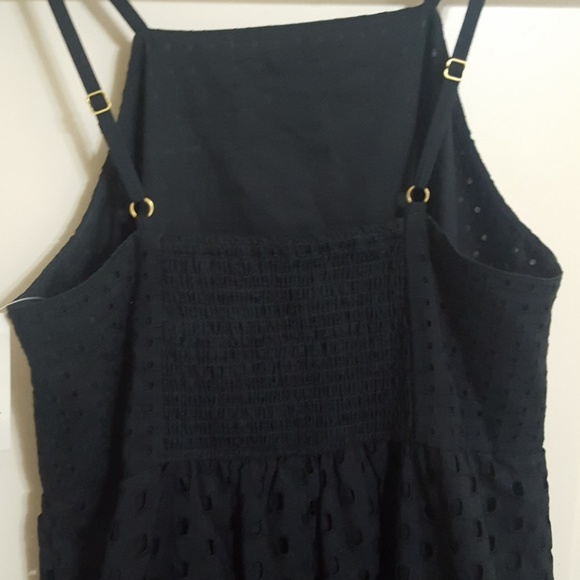 NWT Ann Taylor Loft BLack Eyelet Dress. Size 6P - Picture 6 of 8